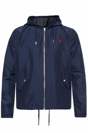Hooded jacket with logo, zdjęcie 1 Hooded jacket with logo od Ami Alexandre Mattiussi